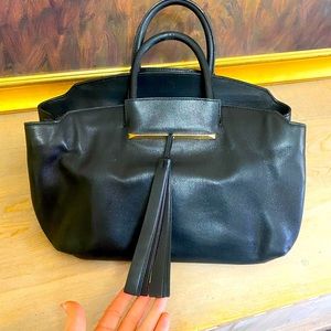 Brian Atwood Leather Satchel